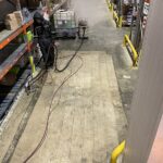 Freezer Floor Cleaning